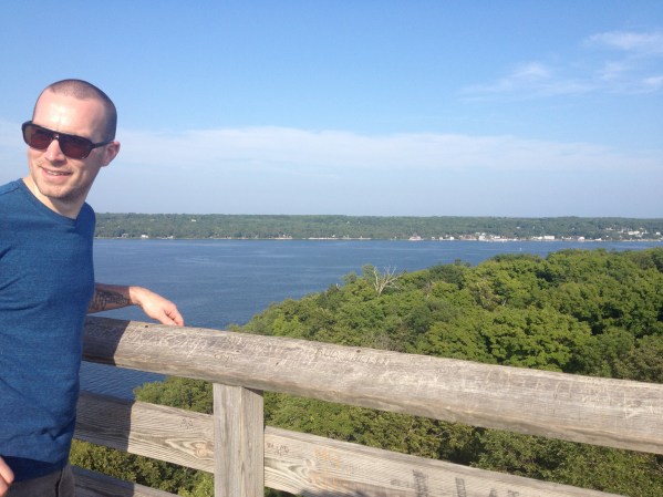Trevor on Eagle Tower