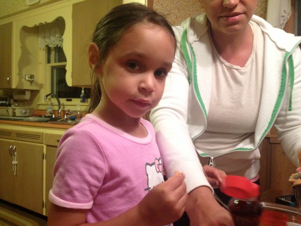 Hi. I'm making cookies.