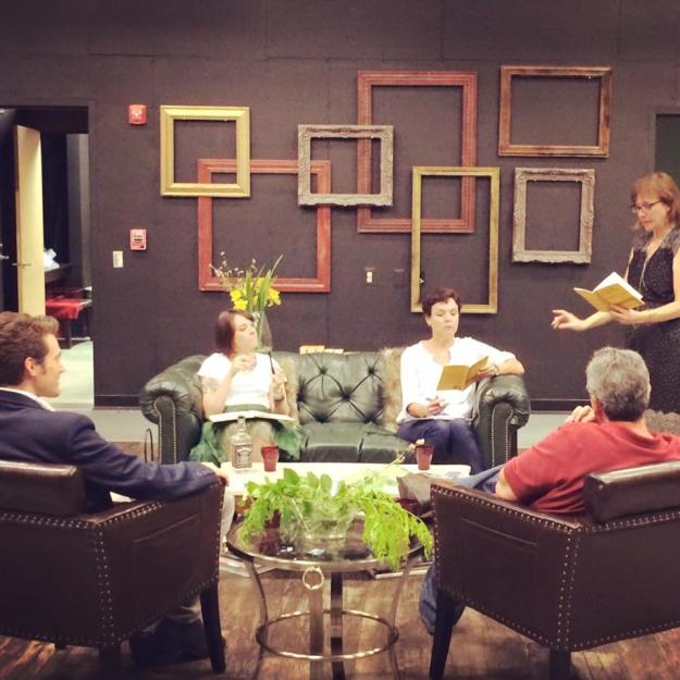 Kellee gives us post-rehearsal notes