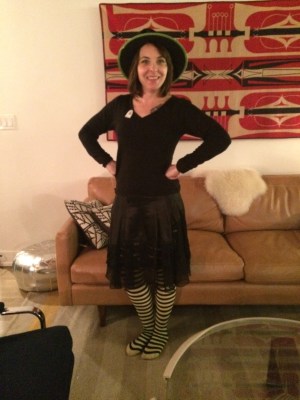 And I got to wear my "costume" to bookclub that evening, so it was a double bonus!