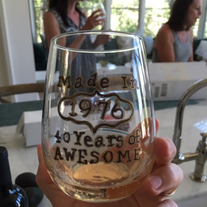 A handmade gift from Julie's husband, Jeremy