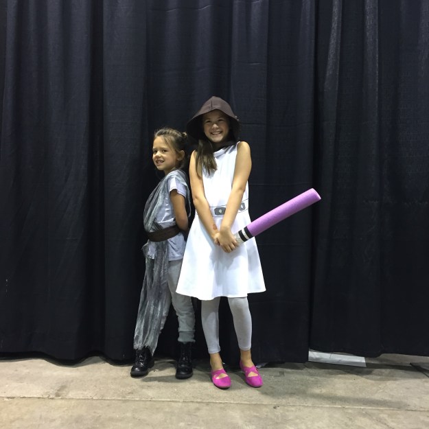 The gals are ready for the convention.