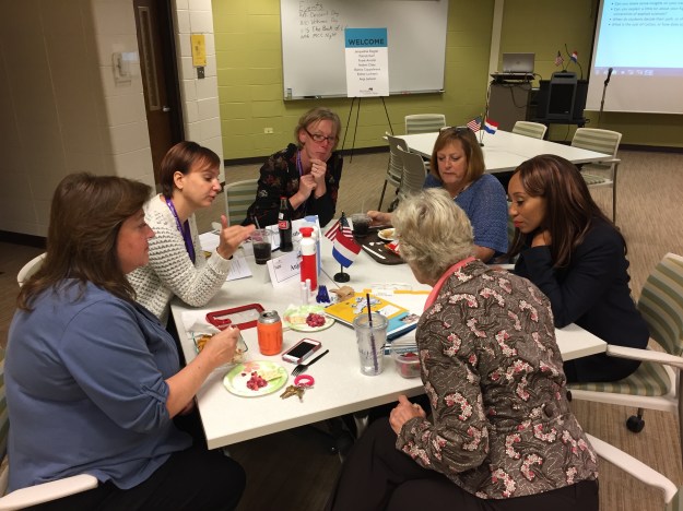 Anja and Esther talk about their students
