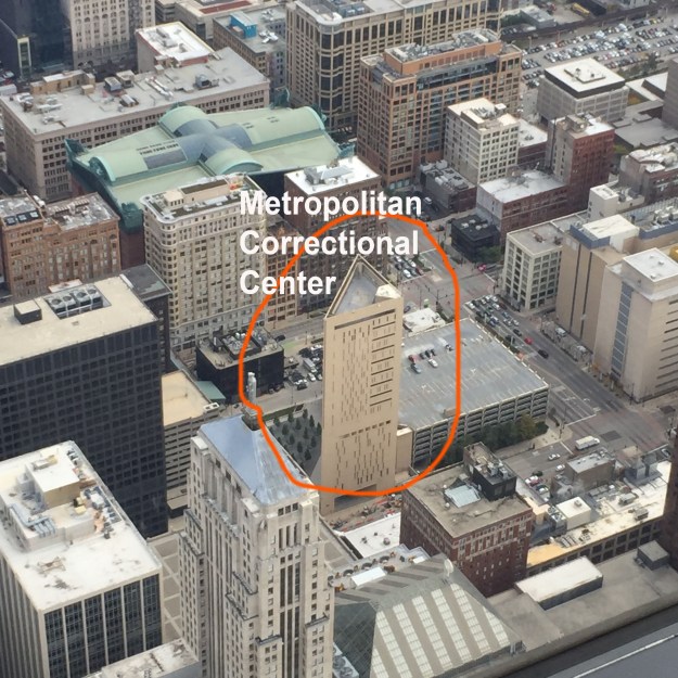 It's just hanging out, a couple blocks from the library.