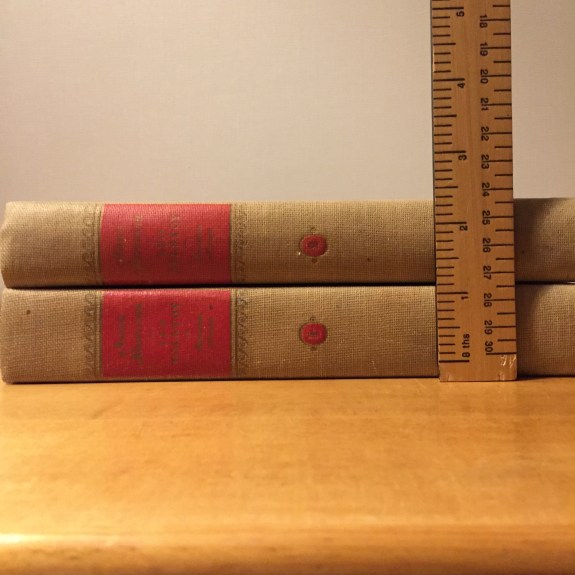 Anna Karenina was so big and fat that sometimes it's broken up into two books!